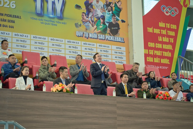 L&yacute; Ho&agrave;ng Nam c&ugrave;ng 700 VĐV tranh t&agrave;i tại giải pickleball ở Đ&agrave; Lạt- Ảnh 2.