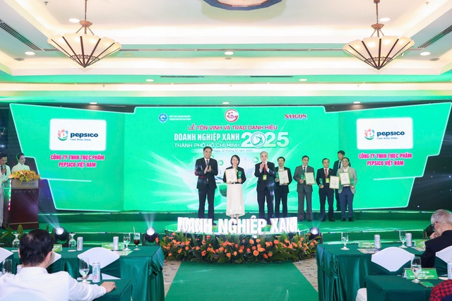 PepsiCo Foods Việt Nam được vinh danh Doanh nghiệp xanh TP.HCM 2025- Ảnh 1.