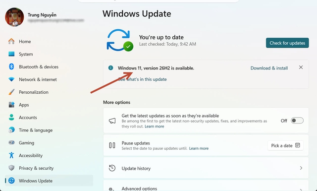 Microsoft ph&aacute;t h&agrave;nh Windows 11 26H2 với cải tiến được chờ đợi trong nhiều năm - Ảnh 2.