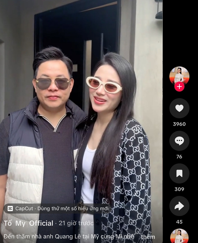 Tố My đến thăm cơ ngơi của Quang Lê tại Mỹ - Ảnh 1.