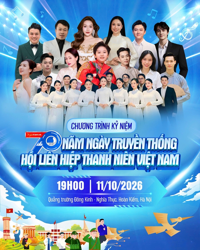 Chương trình nghệ thuật kỷ niệm 70 năm Ngày truyền thống Hội Liên hiệp thanh niên VN- Ảnh 1.