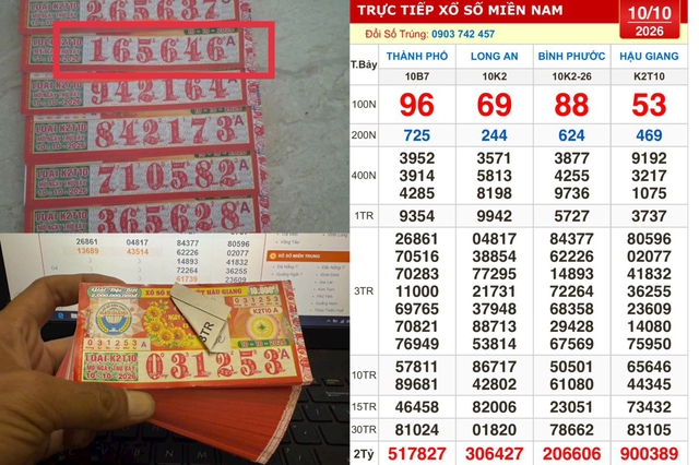 Xổ số miền Nam ngày 10 tháng 10: Chi tiền mua nguyên cây, trúng đài Hậu Giang - Ảnh 1.