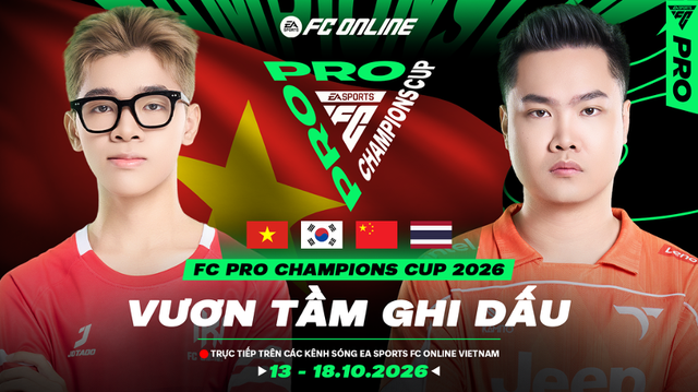 FC Pro Champions Cup 2026: Hai đại diện Việt Nam sẵn sàng vươn tầm quốc tế- Ảnh 1.