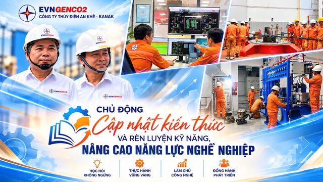 Thủy điện An Khê - Ka Nak nâng cao kỹ năng nghề cho người lao động - Ảnh 1.