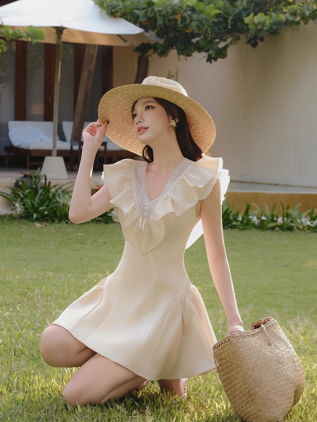 Bí quyết 'siết' vòng 2 thon gọn với váy chiết eo- Ảnh 6.
