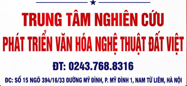 Trung t&acirc;m nghi&ecirc;n cứu ph&aacute;t triển Văn h&oacute;a nghệ thuật Đất Việt th&ocirc;ng b&aacute;o giải thể - Ảnh 1.