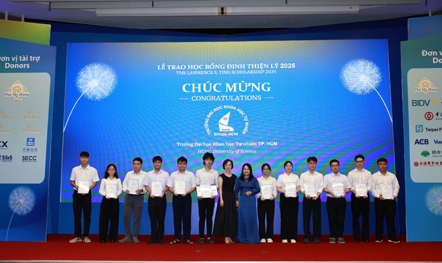 Học bổng Đinh Thiện Lý: Gieo mầm xanh thiện nguyện - Ảnh 1.