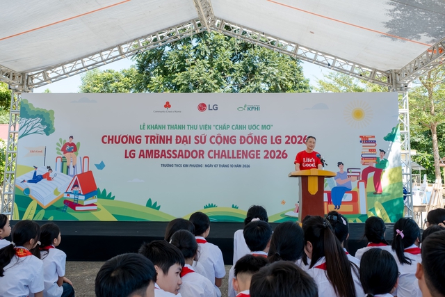 LG đưa công nghệ vào không gian học tập cho học sinh Thái Nguyên - Ảnh 2.