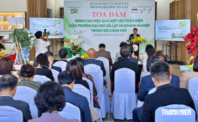 Trường ĐH Đ&agrave; Lạt v&agrave; doanh nghiệp bắt tay 'đồng kiến tạo'- Ảnh 1.