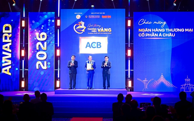 ACB chinh phục hạng mục kép tại Thương hiệu vàng TP.HCM 2026 - Ảnh 1.