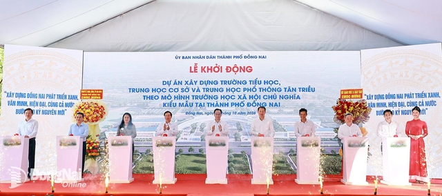 Khởi động mô hình trường học xã hội chủ nghĩa kiểu mẫu ở Đồng Nai - Ảnh 1.