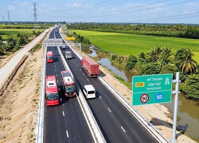 Từ 16.10, tạm dừng lưu thông cao tốc Mỹ Thuận - Cần Thơ trong 4 buổi tối- Ảnh 1.