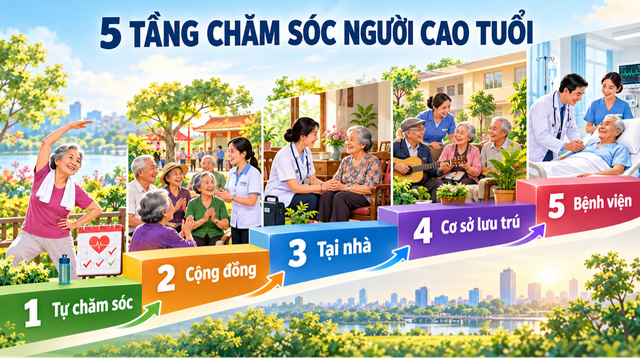 TP.HCM xây dựng hệ thống chăm sóc sức khỏe người cao tuổi theo năm tầng - Ảnh 1.