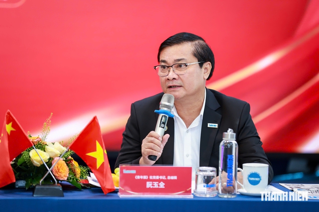 Đoàn đại biểu Báo Thanh Niên Trung Quốc thăm Tòa soạn Báo Thanh Niên - Ảnh 2.