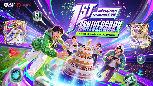 FC Mobile VN đưa Beckham và Vidic vào tâm điểm sự kiện sinh nhật 1 tuổi- Ảnh 1.