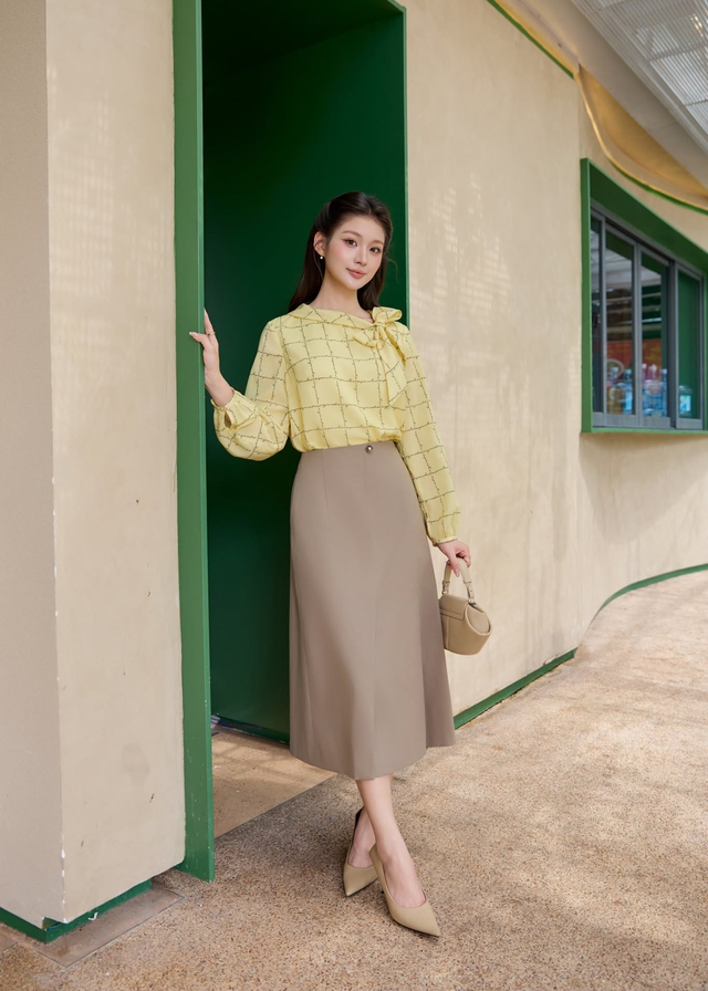 Vàng bơ, gam màu thu dịu dàng không thể thiếu của tủ đồ thu hiện đại - Ảnh 4.