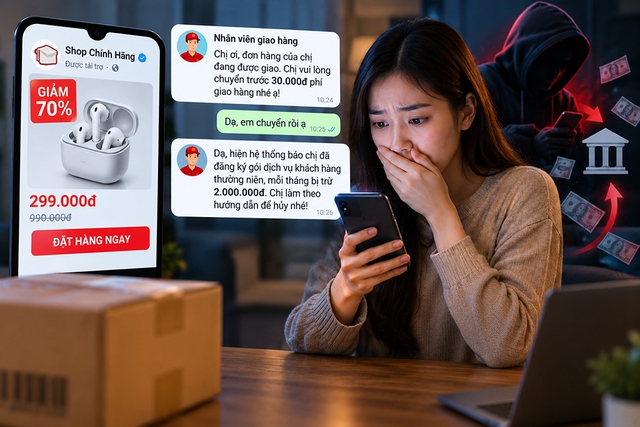 Bẫy lừa đảo từ mua hàng qua mạng - Ảnh 1.