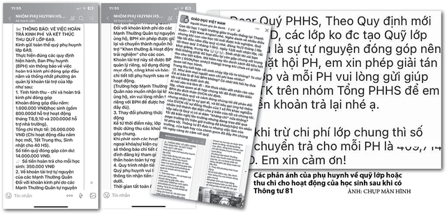 Lúng túng việc thu chi khi không còn quỹ phụ huynh - Ảnh 1.