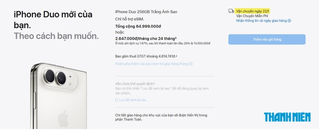 Apple dời lịch giao hàng iPhone Duo sang năm 2027 - Ảnh 1.