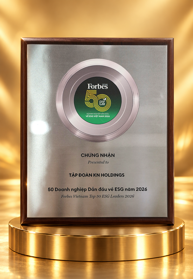 KN Holdings là Doanh nghiệp dẫn đầu về ESG Việt Nam 2026 - Ảnh 1.