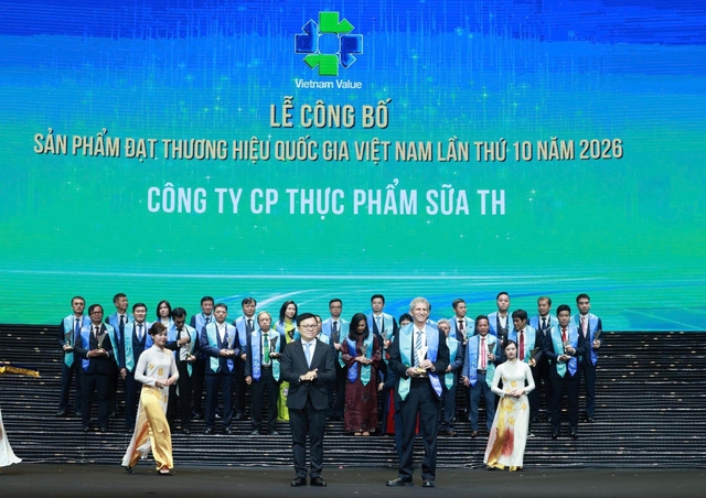 19 sản phẩm của TH true MILK đạt Thương hiệu quốc gia 2026 - Ảnh 1.