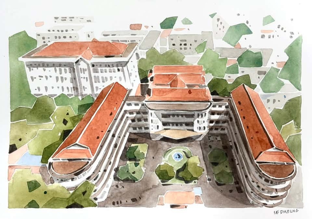 Bệnh viện Saint-Paul, nơi thi hài ông Diệm được đưa đến- Ảnh 1.