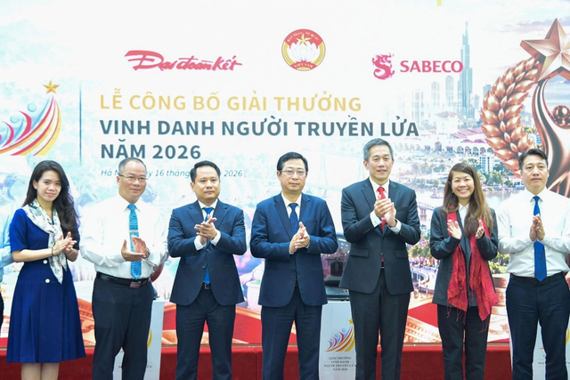 SABECO đồng hành cùng giải thưởng "Vinh danh Người truyền lửa" 2026 - Ảnh 1.