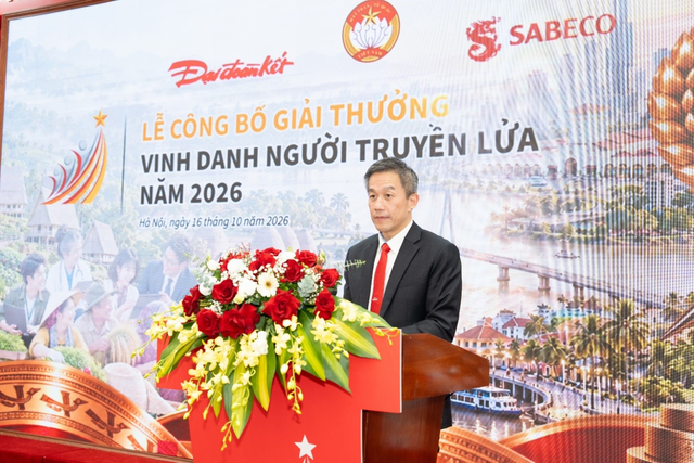 SABECO đồng hành cùng giải thưởng "Vinh danh Người truyền lửa" 2026 - Ảnh 3.
