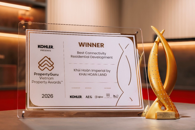 Từ giải thưởng PropertyGuru 2026 đến dấu ấn chiến lược của Chủ đầu tư Khải Hoàn Land - Ảnh 4.