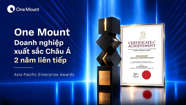 Hai năm liền nhận giải APEA: One Mount khẳng định chiến lược hệ sinh thái số - Ảnh 1.