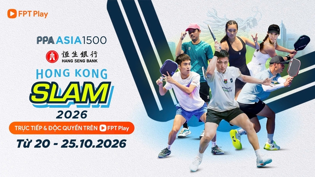 FPT Play phát trực tiếp Trương Vinh Hiển đấu dàn sao pickleball thế giới tại Hồng Kông- Ảnh 3.