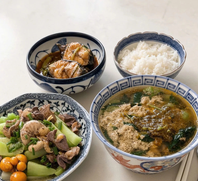 Về miền sông nước miền Tây ăn canh riêu cua nấu với rau tập tàng đồng nội - Ảnh 2.
