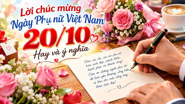 Lời ch&uacute;c mừng ng&agrave;y Phụ nữ Việt Nam 20.10 ngọt ng&agrave;o, &yacute; nghĩa tới người y&ecirc;u thương - Ảnh 1.