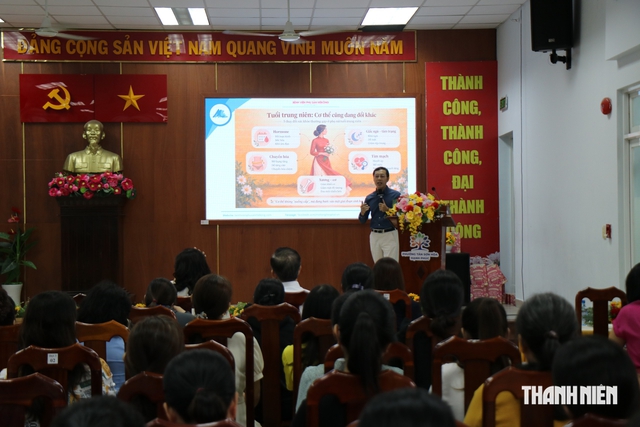 Chăm lo sức khỏe, tiếp sức nữ lao động nhân ngày 20.10 - Ảnh 1.