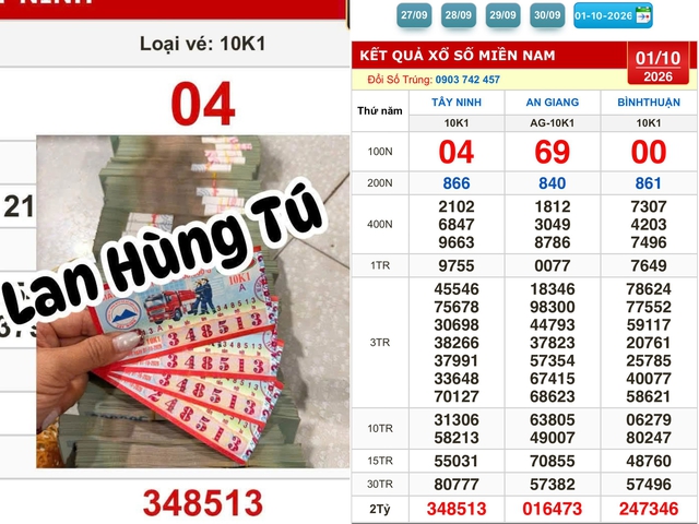 Trúng độc đắc 6 tỉ xổ số miền Nam, phát gạo ăn mừng cho hàng xóm - Ảnh 1.