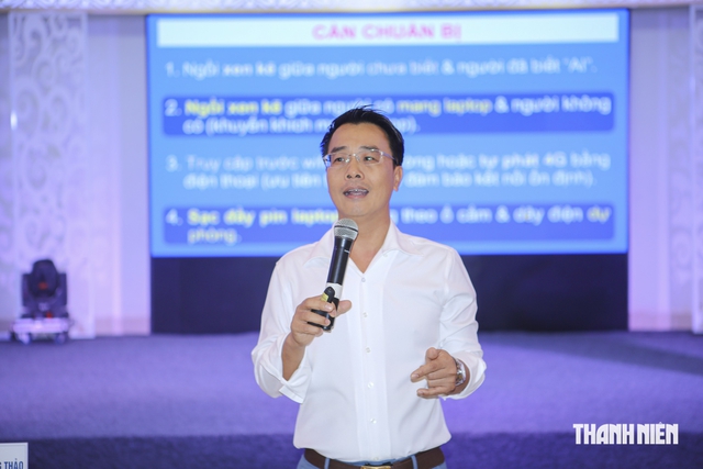 Hơn 200 người trẻ tại Huế được hướng dẫn kỹ năng 'huấn luyện' AI trong học tập- Ảnh 2.