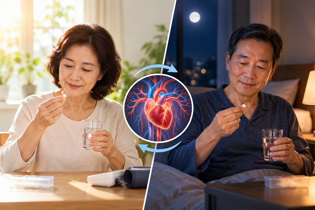 Uống thuốc huyết áp buổi sáng hay tối tốt hơn: Nghiên cứu lớn làm rõ - Ảnh 1.
