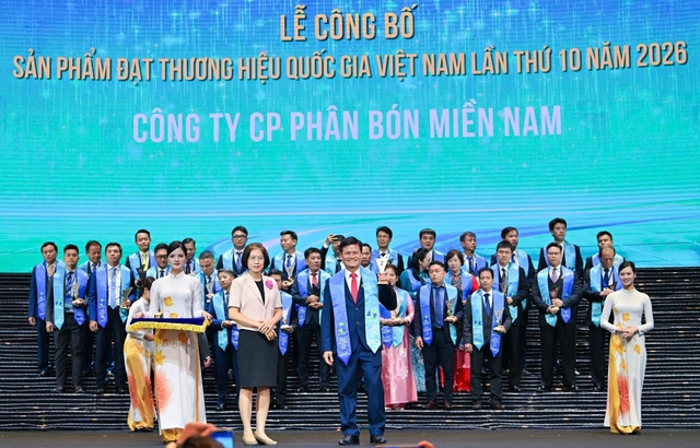 Phân bón Miền Nam có 2 sản phẩm đạt Thương hiệu quốc gia 2026- Ảnh 1.
