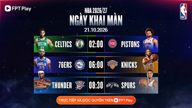 NBA 2026 - 2027 khởi tranh: Chờ màn thể hiện của LeBron James ở ‘ngôi nhà’ mới- Ảnh 4.