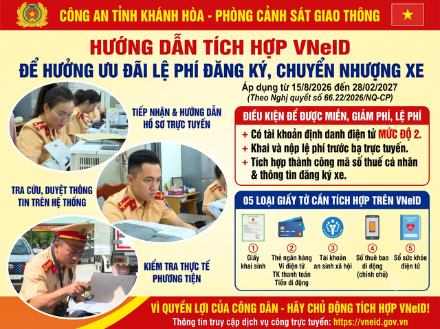 Kh&aacute;nh H&ograve;a tặng qu&agrave; người d&acirc;n l&agrave;m thủ tục sang t&ecirc;n, thu hồi đăng k&yacute; xe - Ảnh 3.