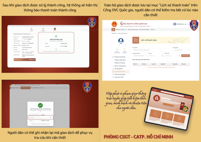 Nộp phạt giao thông online thế nào để khỏi đi lại? CSGT TP.HCM hướng dẫn - Ảnh 6.