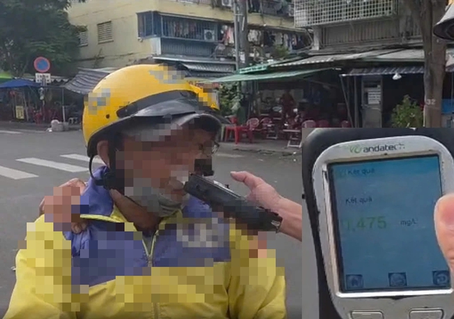 Nhiều tài xế công nghệ ở TP.HCM vi phạm nồng độ cồn kịch khung vẫn chở khách - Ảnh 3.