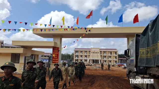 Nhiều hạng mục c&ocirc;ng tr&igrave;nh Trường nội tr&uacute; bi&ecirc;n giới Gia Lai chậm tiến độ - Ảnh 1.