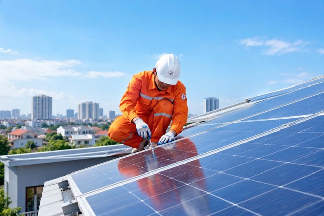 Điện mặt trời mái nhà giúp giảm 30-70% chi phí tiền điện- Ảnh 1.