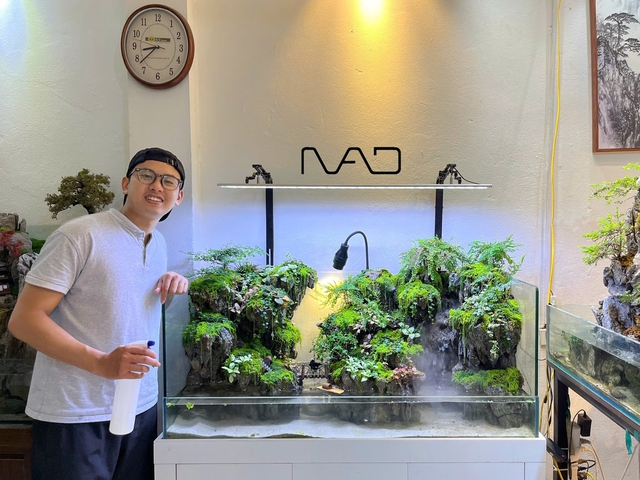 Làm bể thủy sinh vì yêu thích, bất ngờ đơn đặt hàng tăng làm không xuể - Ảnh 3.