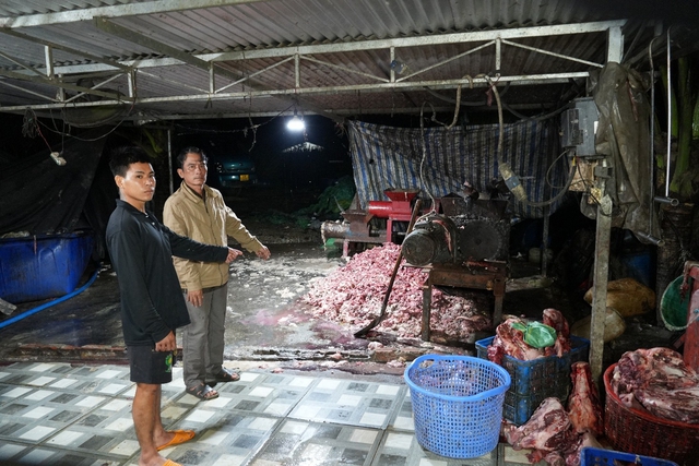 Đồng Nai: Triệt phá đường dây mổ heo bệnh, heo chết bán ở cổng khu công nghiệp - Ảnh 1.