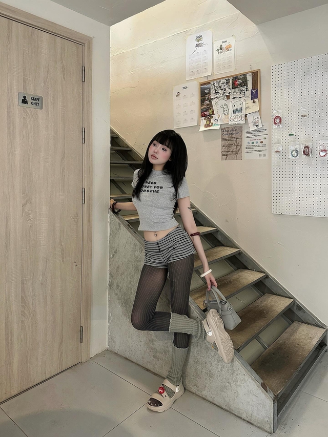 Tạo hiệu ứng tôn dáng đôi chân với các kiểu quần tất - Ảnh 3.