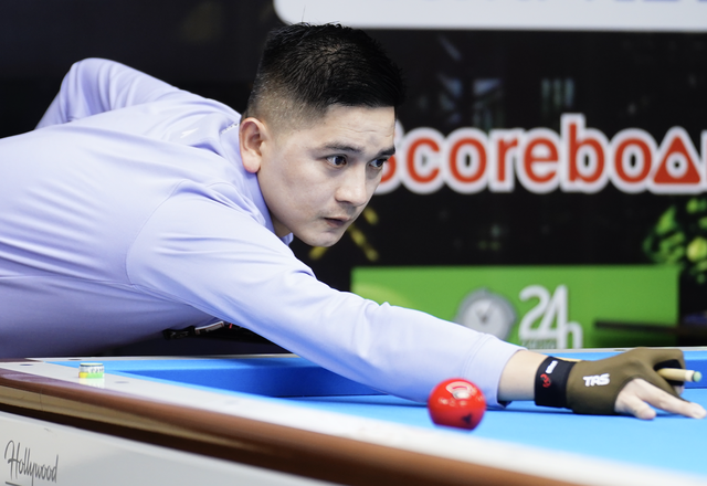 Billiards: Cơ thủ Việt Nam thắng nghẹt thở 'vua s&ecirc;-ri' H&agrave;n Quốc, v&agrave;o v&ograve;ng 32 PBA- Ảnh 1.