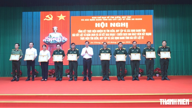 An Giang hoàn thành lấy mẫu hài cốt liệt sĩ sớm hơn 6 tháng - Ảnh 2.