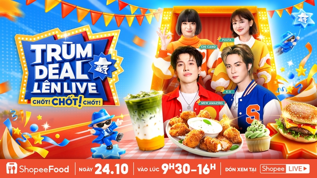 Đón mùa lễ hội cùng ShopeeFood, deal hời giảm đến 50% trên Trùm Deal Lên Live 24.10- Ảnh 3.